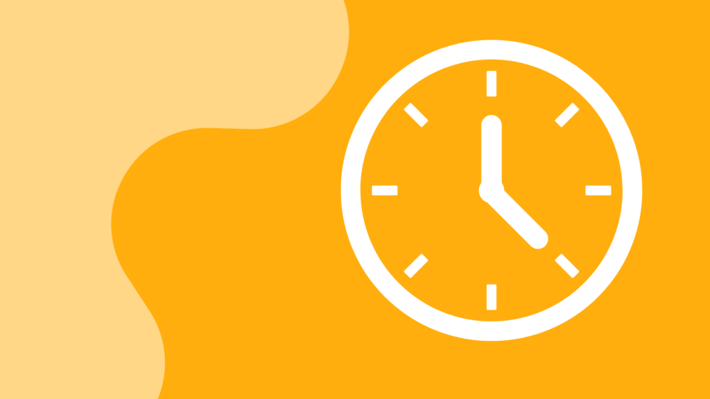 A clock on a background